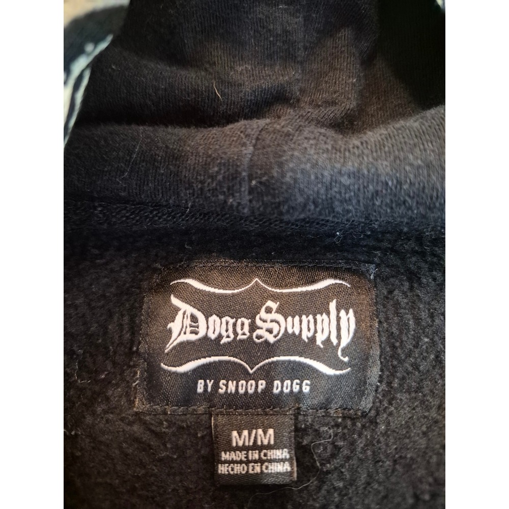 Dogg Supply by Snoop Dogg Mens Black Paisley Bandana Print Hoodie Sweatshirt M - Picture 8 of 10
